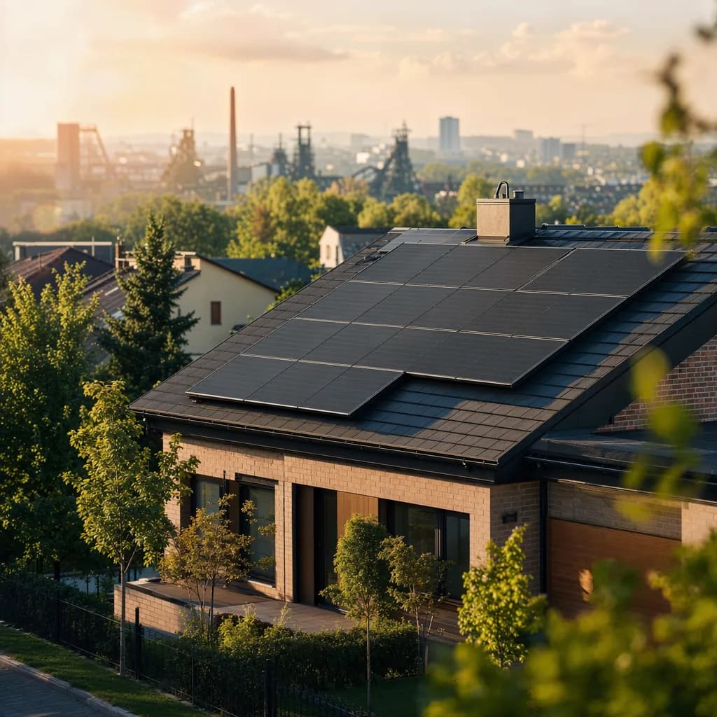 Realizacja SUNDEK Energia w Katowicach — 10 kWp (20 paneli JA Solar 540 W) + magazyn Deye 15 kWh